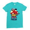 crew five fresh Ladies Fitted T-Shirt