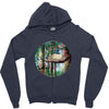 Stitch And Totoro Zipper Hoodie