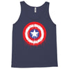 captain america dying bleeding logo Tank Top