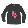 boxing gloves breast cancer Long Sleeve Shirts