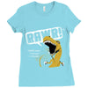 rawr means i love you Ladies Fitted T-Shirt