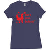 don't stop believin funny christmas Ladies Fitted T-Shirt