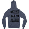 Super Cool Nana Of A Freaking Awesome Grandson Zipper Hoodie
