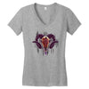 seriously strange ram Women's V-Neck T-Shirt