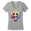 harley quinn Women's V-Neck T-Shirt