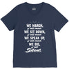blk power V-Neck Tee