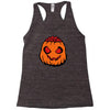 halloween pumpkin Racerback Tank