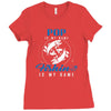 Pop is my Name Fishing Is My Game Ladies Fitted T-Shirt