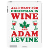 all i want for christmas is wine and adam levine iPad 3 and 4 Case