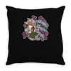 rude fox Throw Pillow