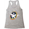 narwhal rainbow stormtrooper Racerback Tank