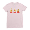 money power woman Ladies Fitted T-Shirt