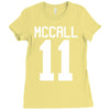 mccall 11 t shirt tee tshirt teenwolf Ladies Fitted T-Shirt