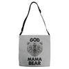 god mama bear Adjustable Strap Totes