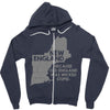 new england, because old england was wicked stupid Zipper Hoodie