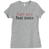 fight evil read books Ladies Fitted T-Shirt