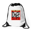 duff parody deff Drawstring Bags