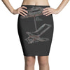 beach umbrella Pencil Skirts