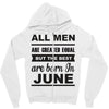 all men are created equal june Zipper Hoodie