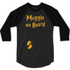 Muggle On Board Orange 3/4 Sleeve Shirt