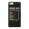 Scorpio Facts Zodiac iPhone 7 Case