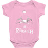black and white Baby Onesie
