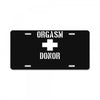 orgasm donor funny License Plate