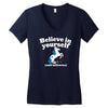 believe in yourself (and unicorns) Women's V-Neck T-Shirt
