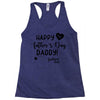 Happy First Father's Day Daddy Racerback Tank