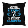 Fishing Granddad Throw Pillow