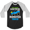monster truck shirt for boys toddlers 3/4 Sleeve Shirt