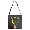 running out of bright ideas Adjustable Strap Totes