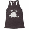 science dinosaur Racerback Tank