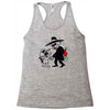 cat vs mouse Racerback Tank