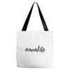 mom life svg Tote Bags