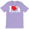 ladies i love michigan craft beer T-Shirt