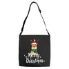 merry cristmas reindeer Adjustable Strap Totes