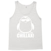 penguin chillax funny new Tank Top