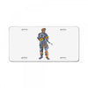 Soldier Colorful License Plate