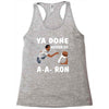 ya done messed up. Racerback Tank