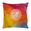 letter B initial Throw Pillow