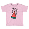 summer alien invasion bright color Toddler T-shirt