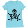 pi rate pirate Ladies Fitted T-Shirt