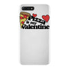pizza is my valentine iPhone 7 Plus Case