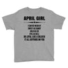 Super April Girl Youth Tee