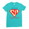 bob is super dad Ladies Fitted T-Shirt