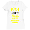 george orwell   1984 Ladies Fitted T-Shirt