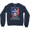 stand for the flag kneel for the cross Crewneck Sweatshirt