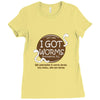 i got worms t shirt Ladies Fitted T-Shirt