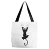 Grabing Cat Tote Bags